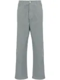 Stone Island Compass-motif ripstop straight trousers - Blue