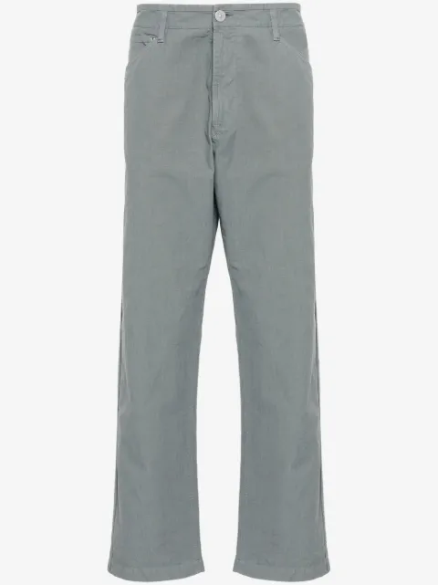 Stone Island Compass-motif ripstop straight trousers