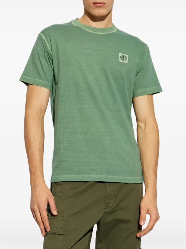 Stone Island ロゴ Tシャツ | グリーン | FARFETCH JP