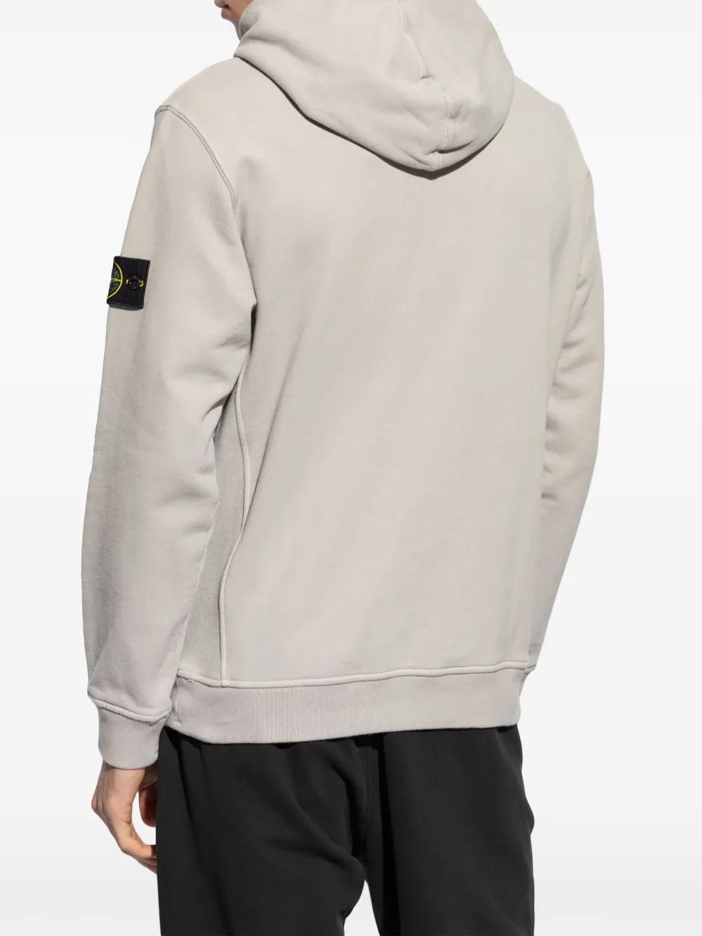 Stone Island Hoodie met Compass-logopatch Grijs