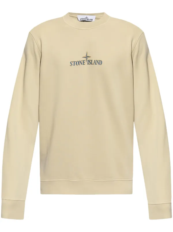Stone Island ロゴ スウェットシャツ | ニュートラル | FARFETCH JP 
