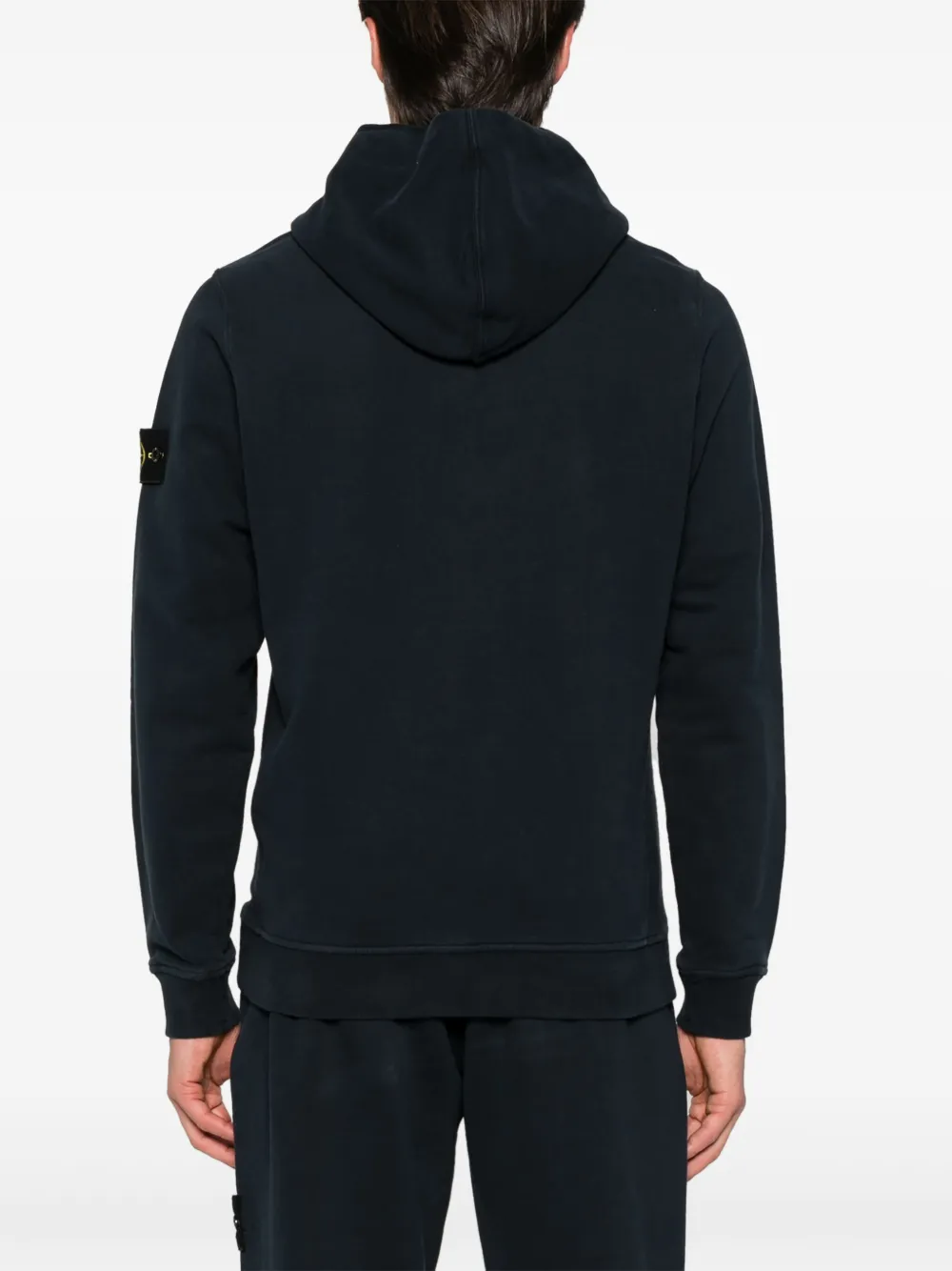 Stone Island Hoodie met Compass-logopatch Blauw