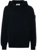 Stone Island Compass-badge cotton hoodie - Blue