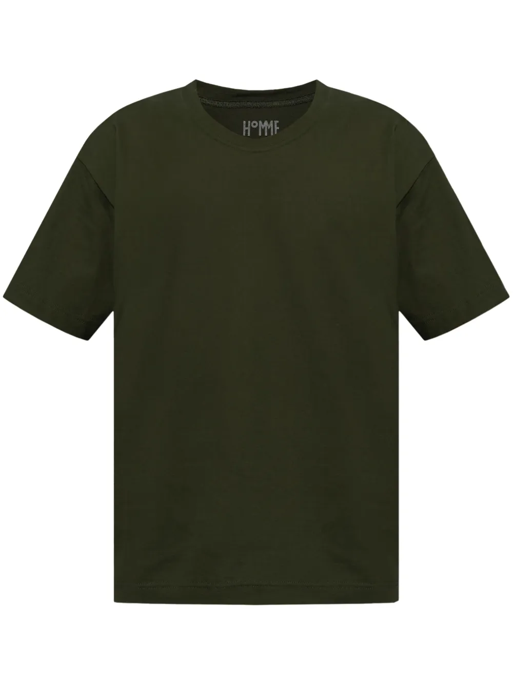 Issey Miyake Crew-neck Cotton T-shirt In Green