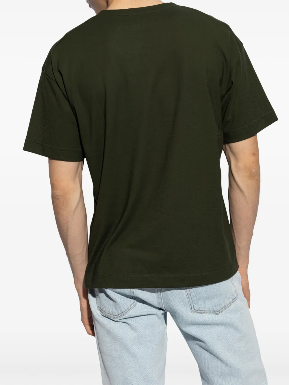 Homme Plissé Issey Miyake T-shirt met ronde hals Groen