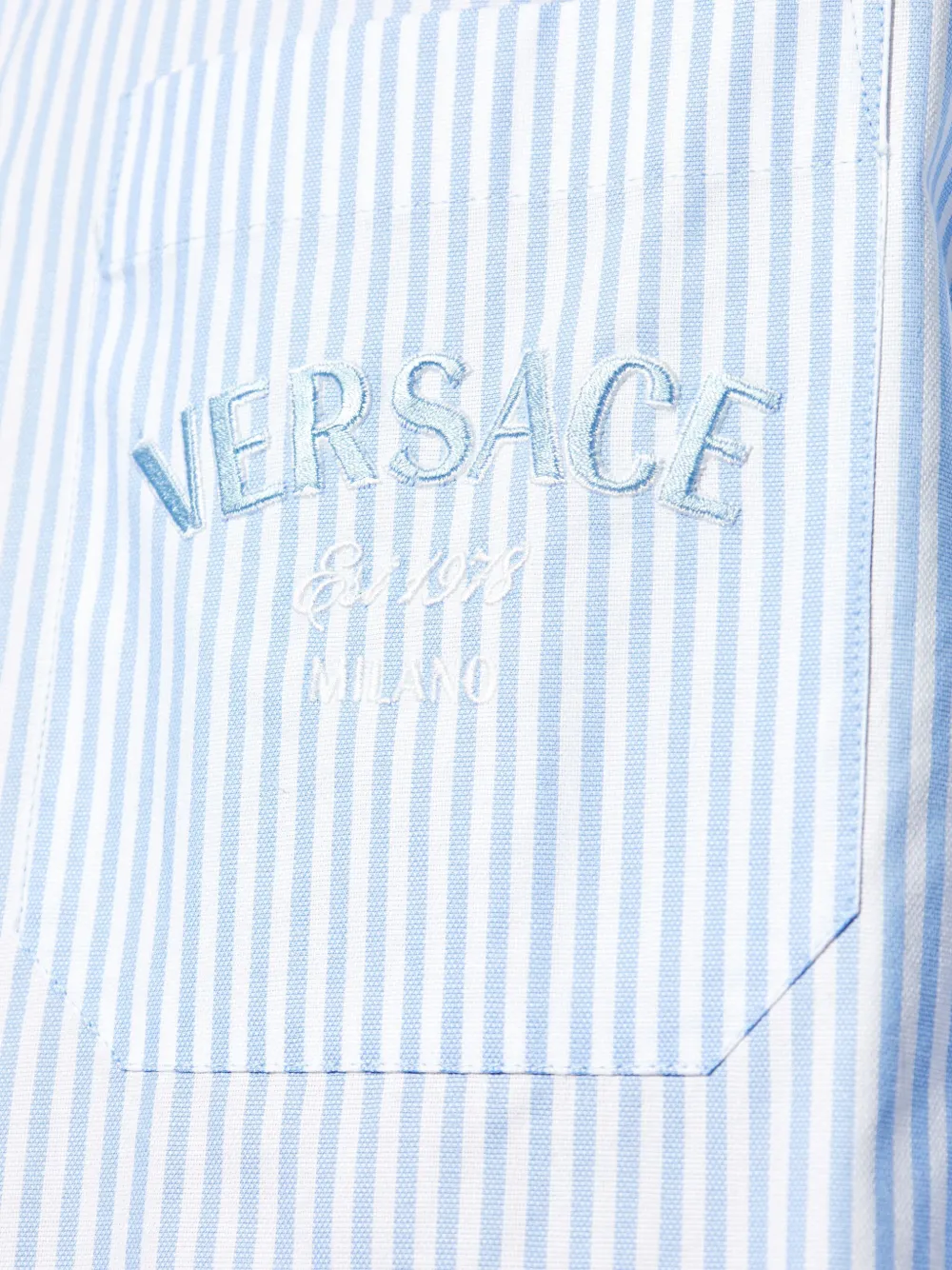 Affordable Versace Barocco Sea striped shirt Men