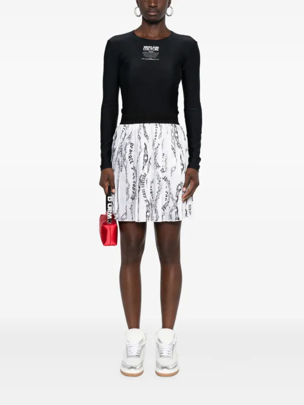 Versace Jeans Couture ロゴ ボディスーツ | ブラック | FARFETCH JP