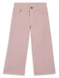 Versace Kids logo patch jeans - Pink