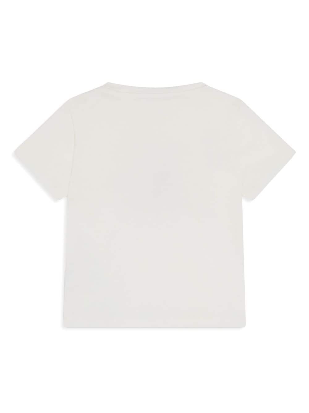 Versace Kids logo-print t-shirt - Wit