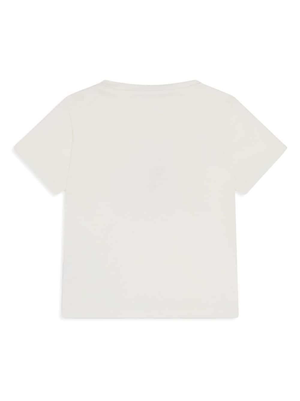 Shop Versace Logo-print T-shirt In 白色