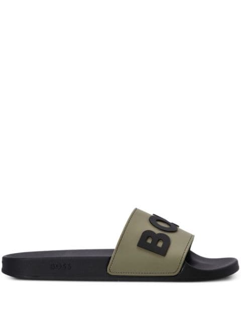 BOSS flip flops con logo en relieve