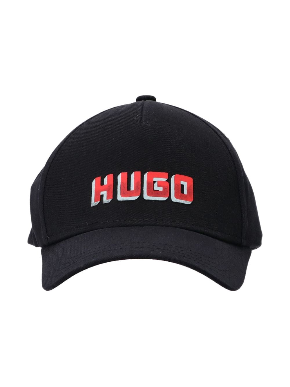HUGO logo-print baseball cap - Zwart