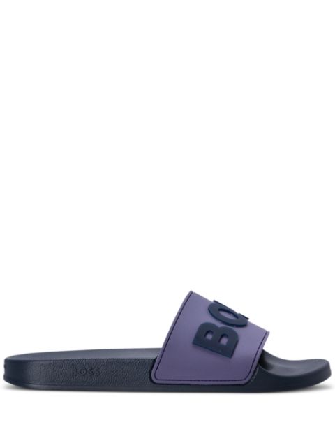 BOSS flip flops con logo en relieve