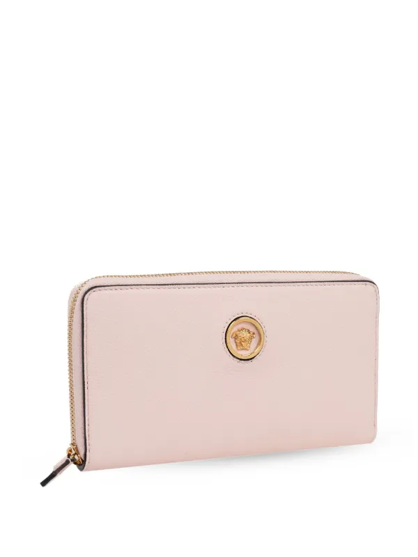 Versace La Medusa Leather Wallet Pink FARFETCH ID