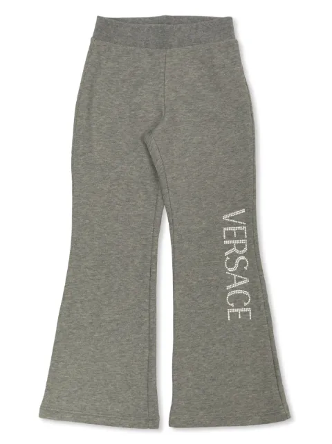 Versace Kids logo-embellished cotton track pants
