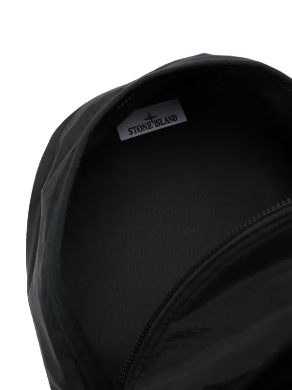Stone Island Compass-motif Backpack | Black | FARFETCH