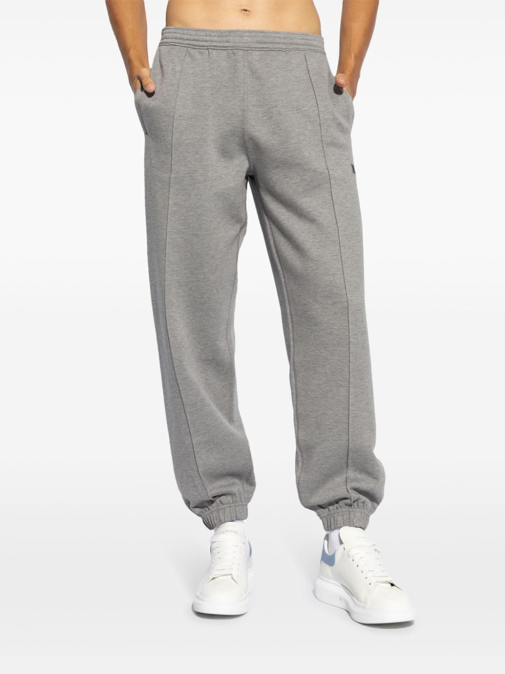 Shop Givenchy 4g-detail Track Pants In 灰色