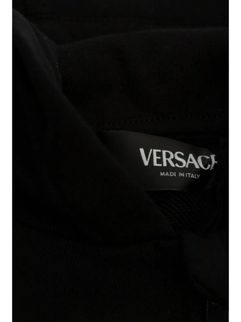 Versace Kids Hoodie met rits Zwart