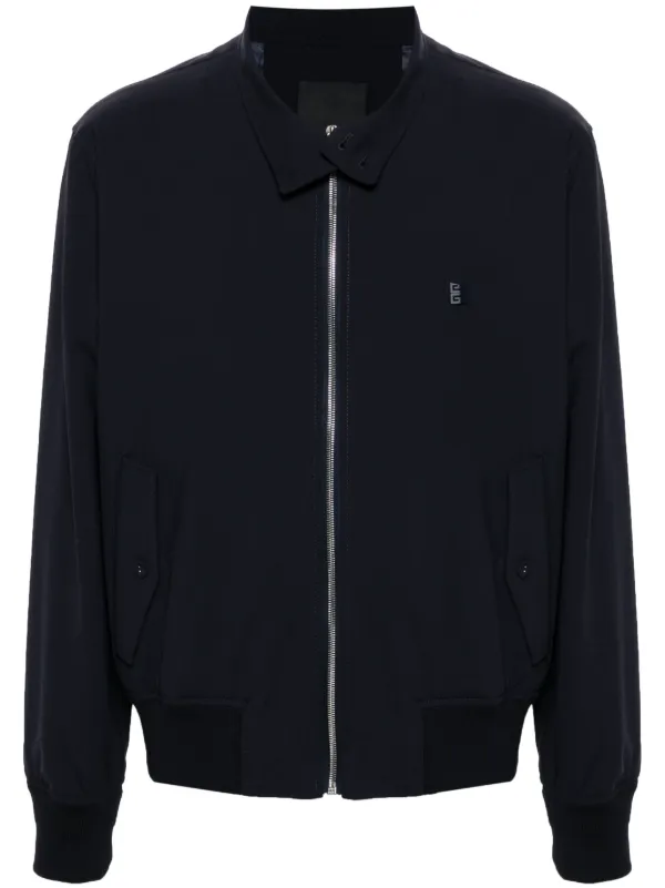 Givenchy 4G Harrington Bomber Jacket Blue FARFETCH IN