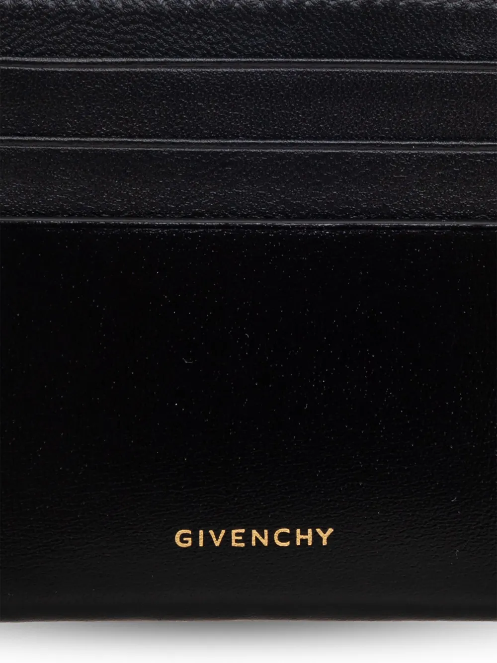 Givenchy 4g Card Holder In Box Leather In Black