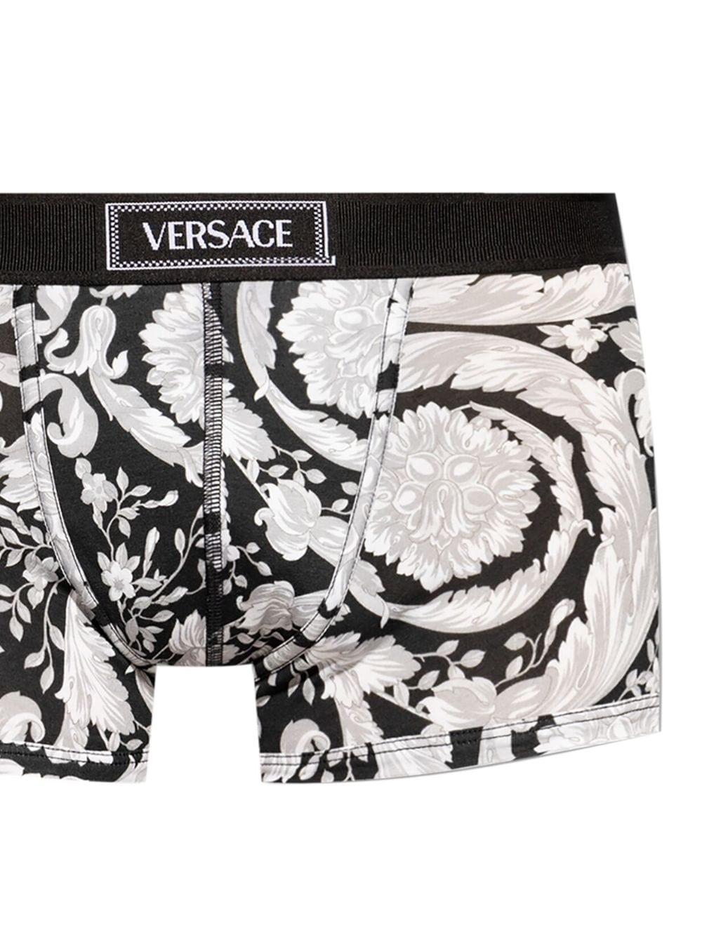 Versace Barocco katoenen boxershorts - Zwart