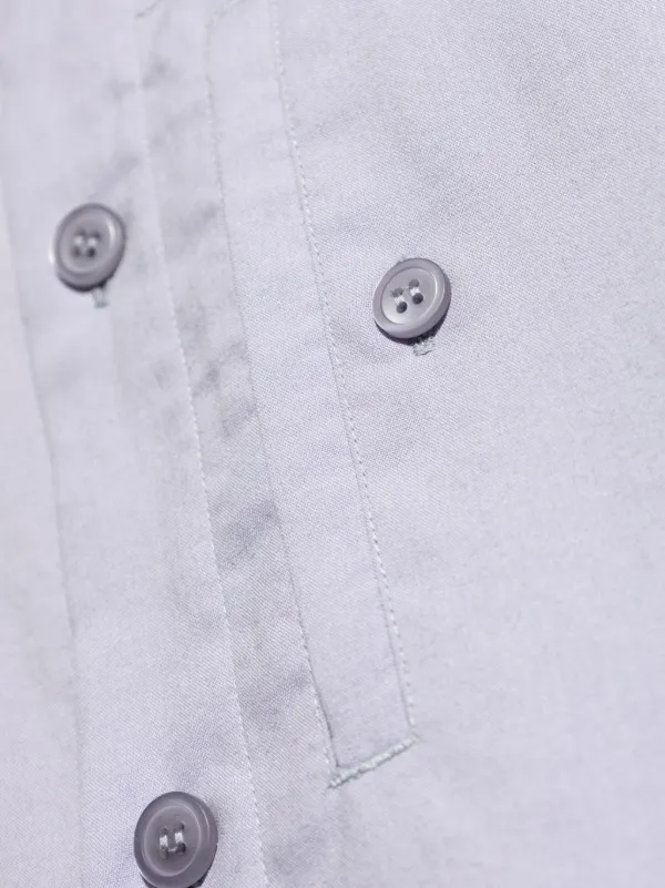 ISSEY MIYAKE ハーフボタン カットソー 長袖 襟付きシャツ M JUNRED(ジュンレッド) / iisy / 襟付きハーフジッププルオーバー