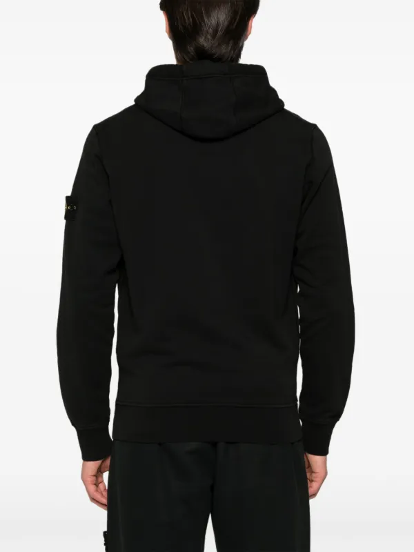 Stone Island コンパスバッジ パーカー | ブラック | FARFETCH JP