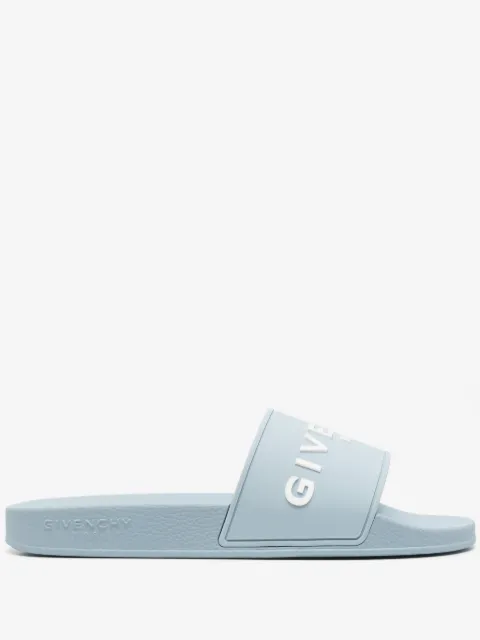 Givenchy flip flops con logo en relieve