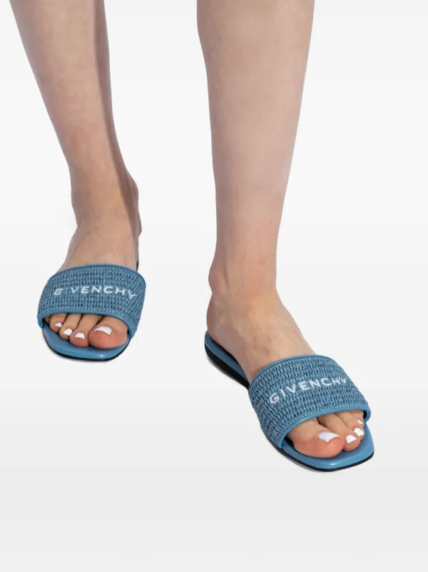 Givenchy slides womens blue best sale