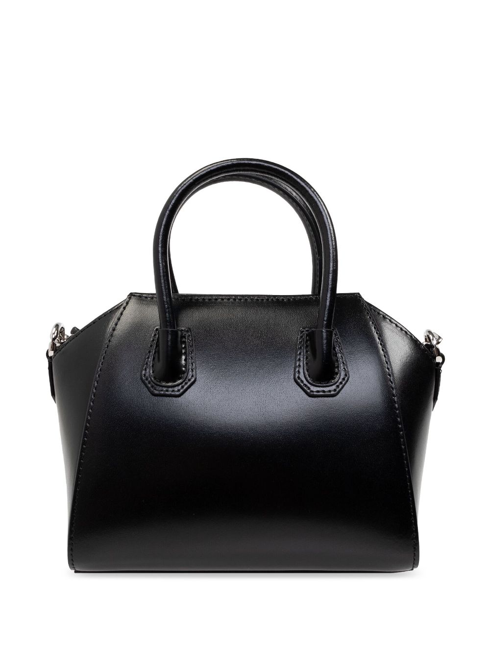 Shop Givenchy Mini Antigona Tote Bag In Black