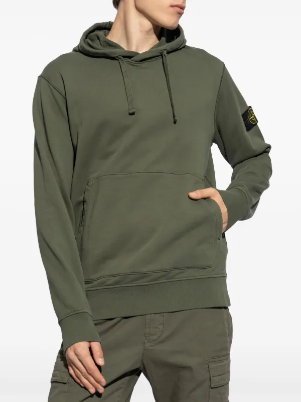 パーカー・フーディ Stone  Compass-Badge Hoodie Stone Island Compass-badge Hoodie | Blue | FARFETCH