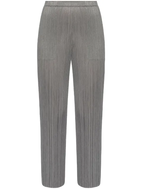 Pleats Please Issey Miyake New Colorful Basics 3 cropped trousers 