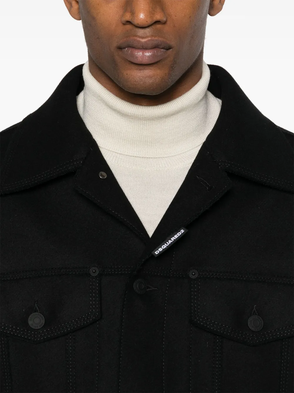 Dsquared2 Jacket In Black