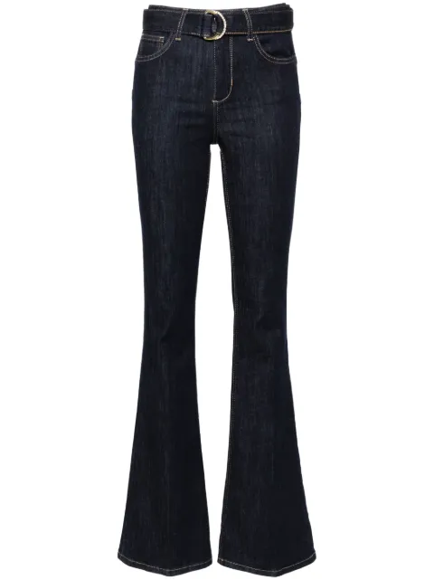 LIU JO belted flared jeans