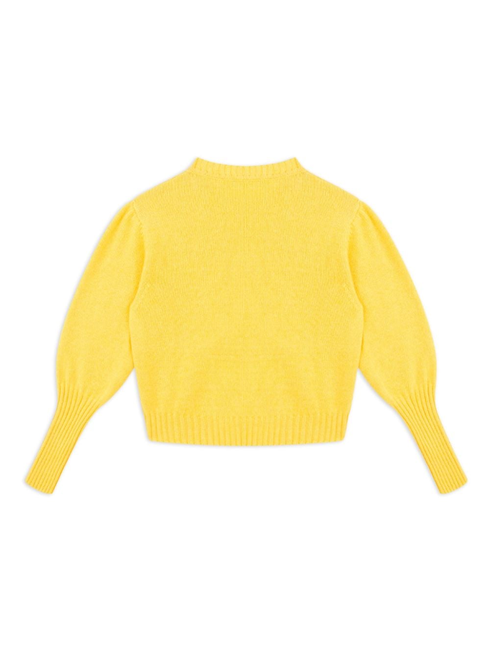 Philosophy Di Lorenzo Serafini Kids Sweater met geborduurd logo - Geel