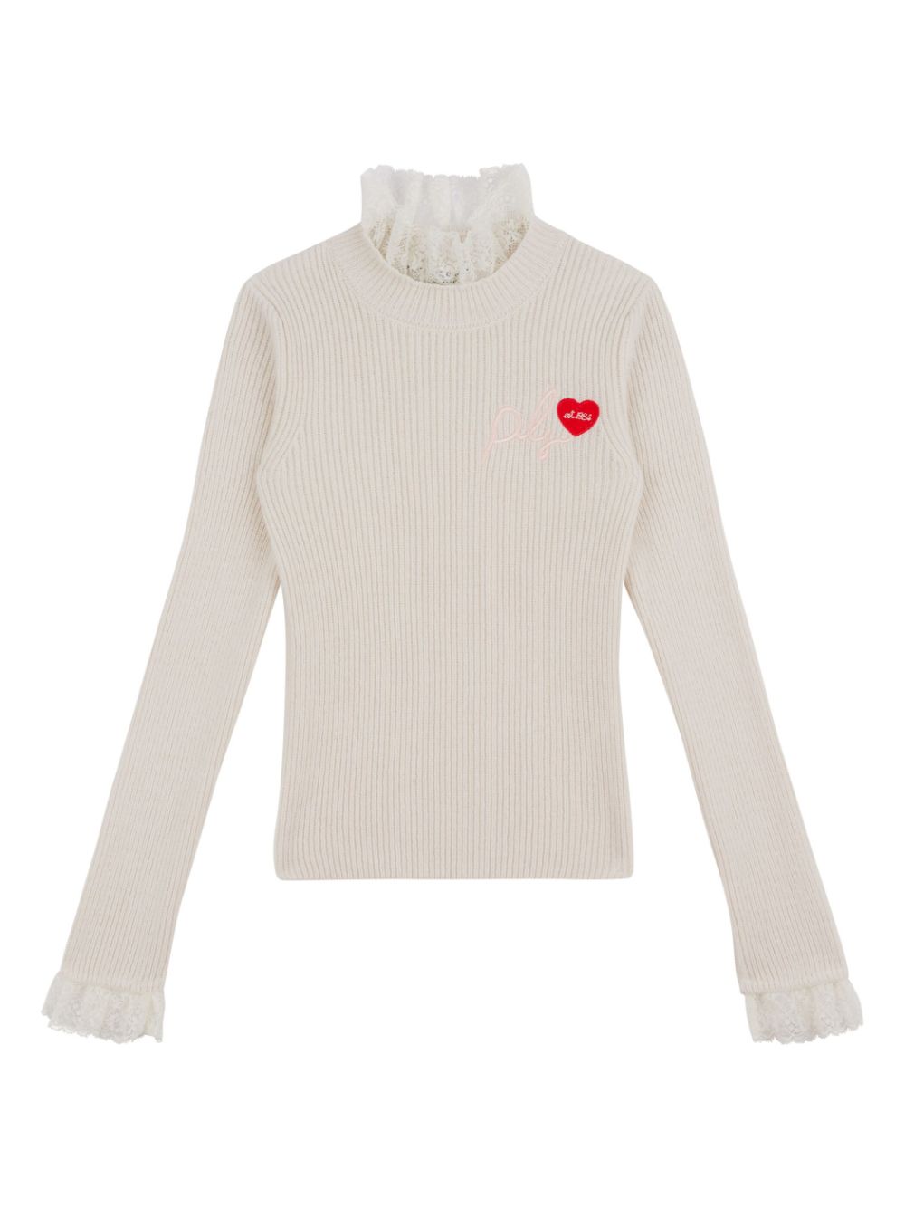 Philosophy Di Lorenzo Serafini Kids logo-embroidered knit top - Neutrals