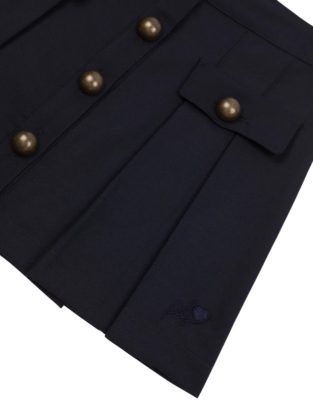 Philosophy Di Lorenzo Serafini Kids Geplooide rok Blauw