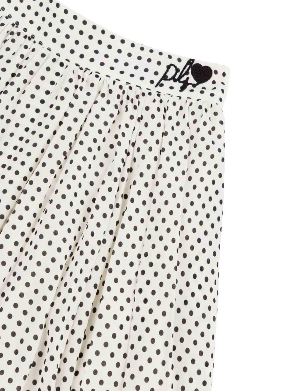 Philosophy Di Lorenzo Serafini Kids Rok met geborduurd logo en stippen Wit