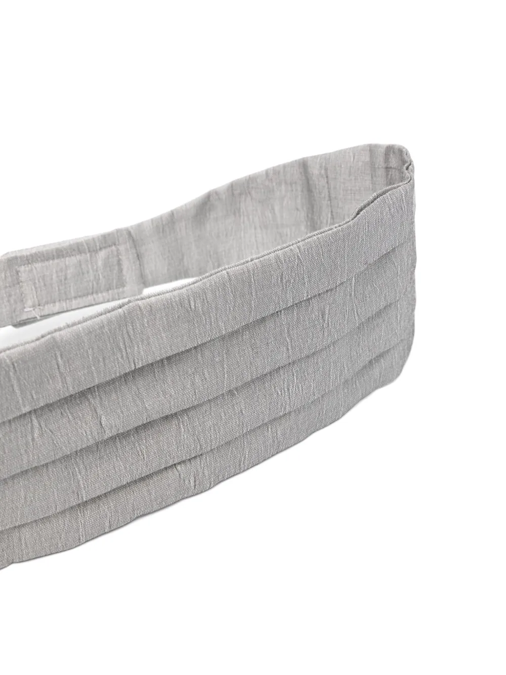 Il Gufo Cummerband met geplooid detail Grijs