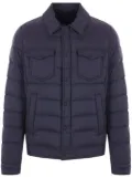 Herno classic-collar down jacket - Blue