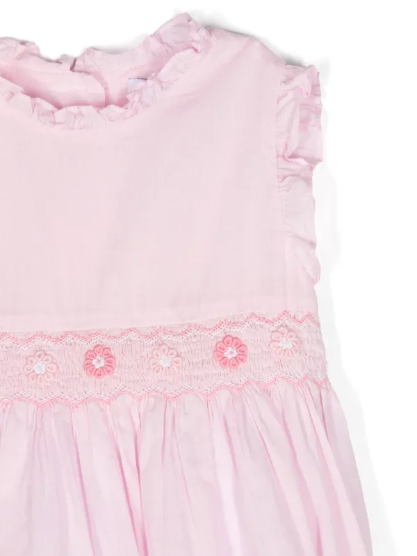 Siola floral-embroidered Cotton Dress | Pink | FARFETCH Siola floral-embroidered Cotton Dress | Pink | FARFETCH