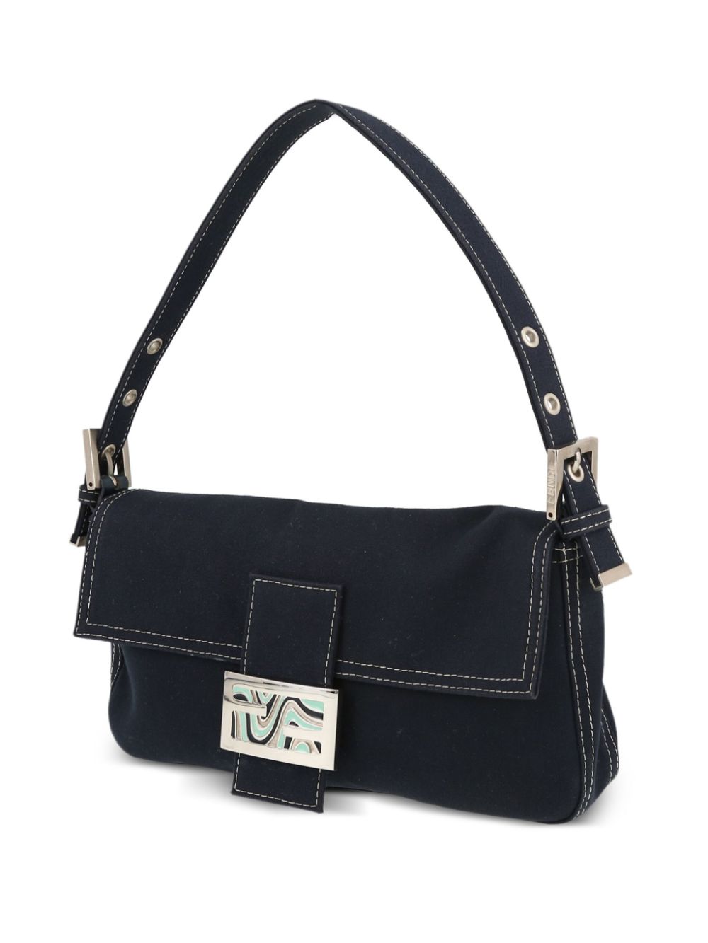 Fendi 2010 Baguette canvas shoulder bag