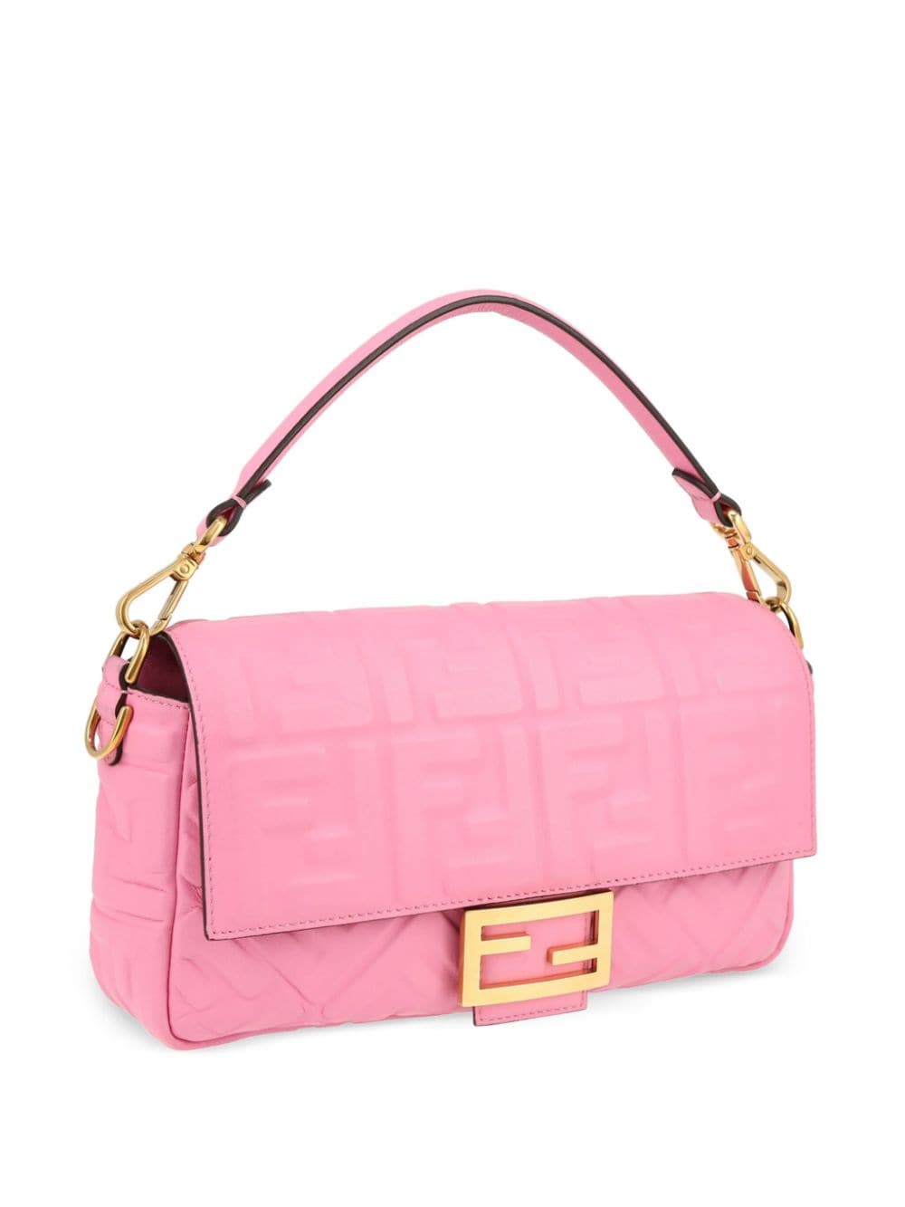 Pre-owned Fendi Baguette Two-way Shoulder Bag In 粉色