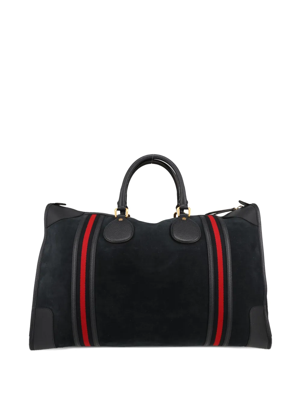 Gucci Pre-Owned Web-stripe suede tote bag | Women | Image 2