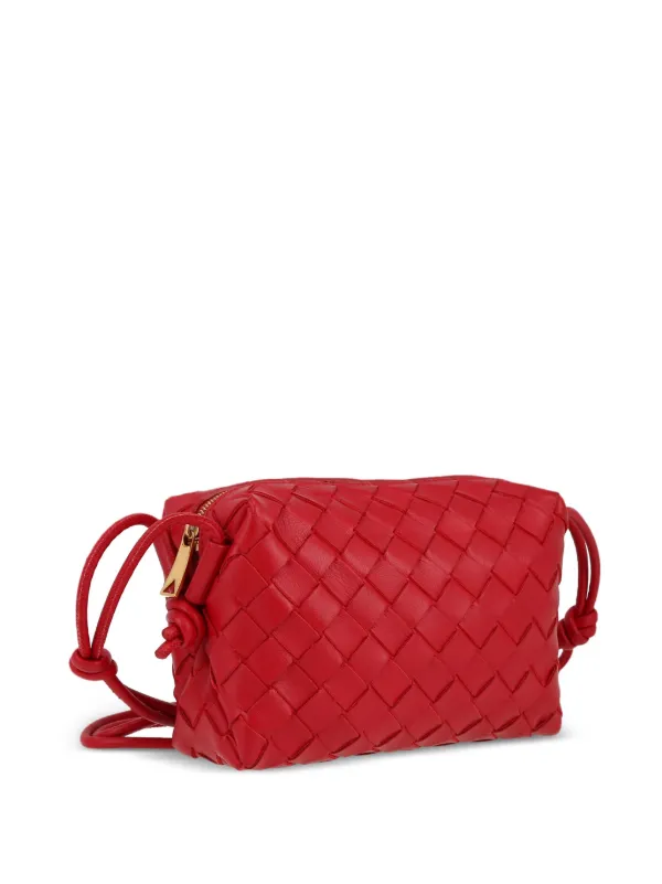 Bottega Veneta Pre-Owned Mini Loop Shoulder Bag | Red | FARFETCH