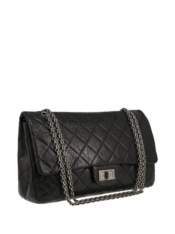 CHANEL Pre-Owned 2.55 Reissue Shoulder Bag | Black | FARFETCH