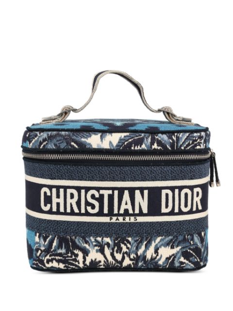 Christian Dior 2020 leaf-jacquard vanity bag Women