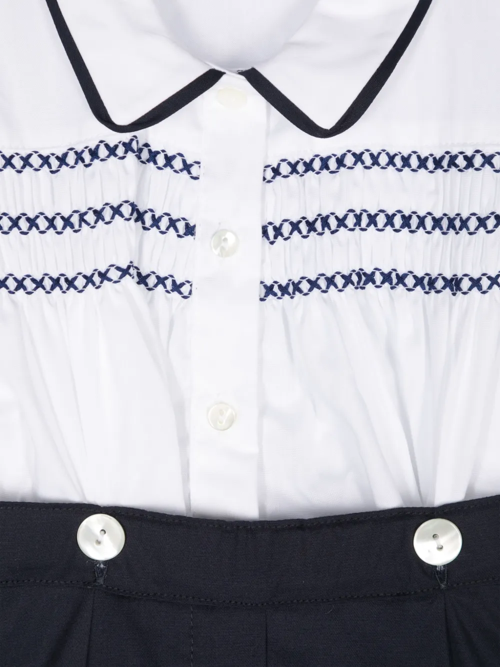 Siola Gelaagde katoenen shorts set Blauw
