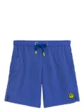 BARROW logo print swim shorts - Blue
