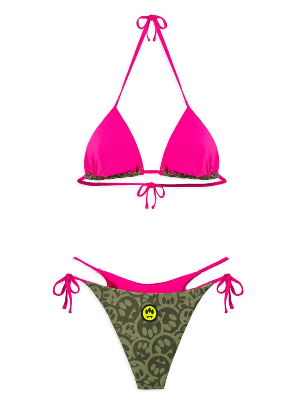 BARROW Bikini met logoprint - Groen